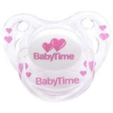 Baby Time BT136-3 Silikon Damaklı Koruma Kapaklı Desenli Emzik