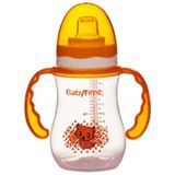 Baby Time Damla Akıtmaz Kulplu Bardak - Turuncu