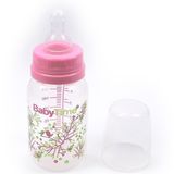 Baby Time Silikon Kiraz Uçlu Klasik Pembe 150 ml PP Biberon