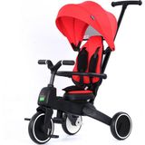 Baby Toys 3 Tekerlekli Katlanabilir Panda Bisiklet - Kırmızı - Siyah
