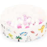 Baby Toys Baskılı Katlanır Top Havuzu - Renkli