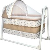 Baby Trend Babytrend Lüx Sepet Beşik Portatif Bebek Beşiği Sallanır Beşik - 45-85 - Bej - Kahverengi
