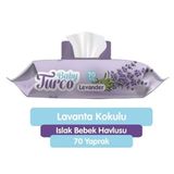 Baby Turco 70 Adet Lavanta Kokulu Islak Bebek Havlusu