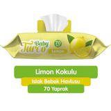 Baby Turco 70'li Limon Kokulu Islak Mendil