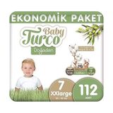 Baby Turco Bebek Bezi Aylık Paket 7 Numara 20-30 kg 112'li
