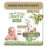 Baby Turco Doğadan No:2 Mini 336 Adet Bebek Bezi