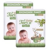 Baby Turco Doğadan No:3 Midi 112 Adet Bebek Bezi
