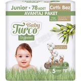Baby Turco Doğadan No:5 Junior 234 Adet Bebek Bezi