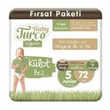 Baby Turco Doğadan No:5 Junior 72 Adet Külot Bebek Bezi