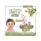 Baby Turco Doğadan No:6 XLarge 62 Adet Bebek Bezi
