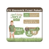 Baby Turco Doğadan No:6 XLarge 92 Adet Külot Bebek Bezi