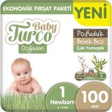 Baby Turco Doğadan Pofuduk No:1 Yenidoğan Bebek Bezi