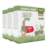 Baby Turco Doğadan Pofuduk No:4 Maxi 300 Adet Külot Bebek Bezi