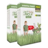 Baby Turco Doğadan Pofuduk No:6 XLarge 124 Adet Külot Bebek Bezi