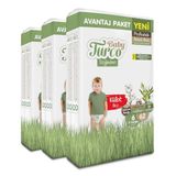 Baby Turco Doğadan Pofuduk No:6 XLarge 186 Adet Külot Bebek Bezi