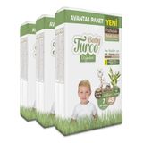 Baby Turco Doğadan Pofuduk No:7 XXLarge 144 Adet Bebek Bezi