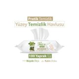 Baby Turco Doğadan Yüzey Temizlik Havlusu 100 Yaprak