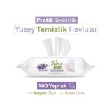 Baby Turco Turco Doğa Yüzey Temizlik Havlusu Lavanta 100'Lü