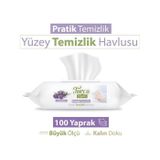 BABY TURCO TURCO DOĞA YÜZEY TEMİZLİK HAVLUSU LAVANTA 4x100