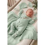 Baby Turp %100 Organik Pamuk Kız Bebek Müslin Hastane Çıkış Setti 10 Parça - 0 - 3 Ay - 00Yeşil