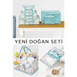 Baby Yeni Doğan Seti - Bavul Organizer , Bakım Ve Alt Bakım Çantası