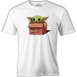 Baby Yoda - Adopt Beyaz Erkek Tshirt - L