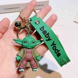 Baby Yoda Anahtarlık Bebek Grogu Figür Maskot The Mandolin Yıldız Savaşları Simego Temalı Sevimli Aksesuar Çanta ve Araba Süsü Hediyelik - BABA GROGU