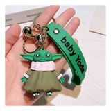 Baby Yoda Anahtarlık Bebek Grogu Figür Maskot The Mandolin Yıldız Savaşları Simego Temalı Sevimli Aksesuar Çanta ve Araba Süsü Hediyelik