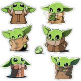 Baby Yoda Sticker Telefon Laptop Notebook Tablet Defter Matara Stiker Etiket ST645