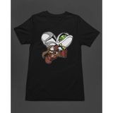 Baby Yoda Uzay Yıldız Savaşları Unisex Tişört T-Shirt - Siyah