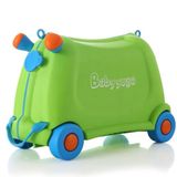 Baby Yuga Yeşil Tekerlekli Çocuk Valizi