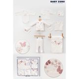 BABY ZUHU Hareketli Kelebekler Mevsimlik Yenidoğan hastane çıkışı 10 lu set %100 pamuk