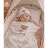Baby Zuhu My Baby Kumsal % 100 Coton 10 Lu Hastane Çıkışı Only Bear 6553 - Kahverengi - Yenidoğan
