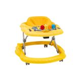 Baby2go 23841 Sarı Step 6 Tekerlekli 3 Kademeli Oyuncaklı Müzikli Örümcek Yürüteç