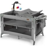 BABY2GO Luna Otomatik Anne Yanı Oyun Parkı 70X110 cm - 70 x 110 cm - Gri