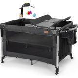 BABY2GO Luna Otomatik Anne Yanı Oyun Parkı 70X110 cm - 70 x 110 cm - Siyah