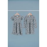 Babybek Collection Ikili Kız Çocuk Elbise Takımı - 3 - 4 Yaş - Bebe Mavisi