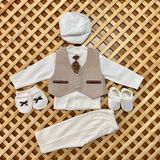 Babybiss Baby Biss Erkek Bebek Mevlüt Takımı - 0 - 6 Ay - Bej - Kahve