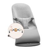 Babybjorn Balance Bliss Cotton 3D Jersey Oyuncaklı Light Grey Ana Kucağı