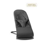 Babybjörn Balance Woven Jersey Dark Grey 3 Kademeli Ana Kucağı - Gri