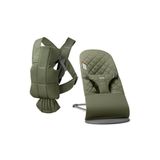 Babybjörn Bliss Ana Kucağı & Kanguru Mini Cotton Yenidoğan Seti / Dark Green