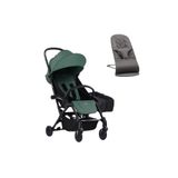 Babybjorn Bliss Ana Kucağı Petal Woven Anthracite & Bumprider Connect³ Black-Olive Bebek Arabası - Y