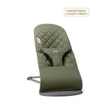 Babybjorn Bliss Cotton Dark Green Haki 3 Kademeli Ana Kucağı
