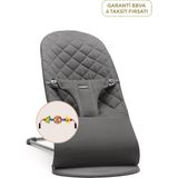 BabyBjörn Bliss Woven Anthracite Oyuncaklı 0 - 13 kg Ana Kucağı - Standart