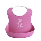 BabyBjorn Pink Yumuşak Plastik Mama Önlüğü