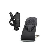 Babybjörn Woven Cotton Black Kanguru 3,5-13 Kg Ve Bliss Black Mini Ana Kucağı 2'li Set - Siyah