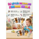 Babycim 5'li Çiftlik Hayvanları Parmak Kukla - Yumuşak Dokulu Eğlenceli Eğitici Öğretici Set