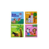 Babycim Bebeğimin Ilk Kitap Seti Hışırtılı Bez Kitap 4 Çeşit