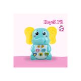 BABYCİM Neşeli Fil Bebek Oyuncağı | Işıklı Sesli Eğitici Oyuncak-Kulakları Dişlik |