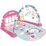Babycim Piyanolu Unicorn Oyun Halısı 70x50 cm Müzikli Canlı Renkler 0-24 Ay Bebekler İçin